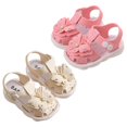 thumbnail image 4 of Sandals For Girls Infants Toddlers And Toddler Summer Breathable Mesh Sneakers Soft Bottom Home Daily Wear Outside Hollow Out Shoes Size 21 (9 Months-12 Months), 4 of 9