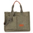 thumbnail image 1 of Bolso Hobo Satchel Bandolera Tote Pana Correa Hombro Ajustable Mujer, 1 of 9