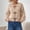 Khaki womens long sleeve cardigan a1, variant on Womens Toggle Cardigan Sweater Open Front Drop Shoulder Cropped Knit Jacket with Ribbed Cuffs Fall Winter Casual Work Office Wear, Pink M