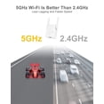 thumbnail image 5 of BrosTrend AC1200 Ethernet-1-WiFi Adaptador Inalámbrico Universal para Impresora, Smart tv, Reproductor blu-ray, Consola de Juegos, ps4, Xbox, 5 of 5
