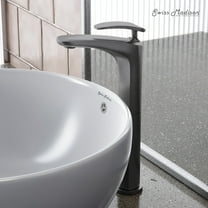 Sublime Single Hole, Single-Handle, High Arc Bathroom Faucet in Gunmetal Gray