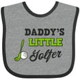 thumbnail image 3 of Inktastic Daddys Little Golfer with Golf Club and Ball Boys or Girls Baby Bib, 3 of 4