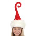 thumbnail image 1 of Curly Q Santa Plush Hat, 1 of 3