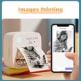 thumbnail image 4 of Mini impresora de bolsillo, fabricante de etiquetas de impresión fotográfica instantánea térmica portátil, 4 of 8