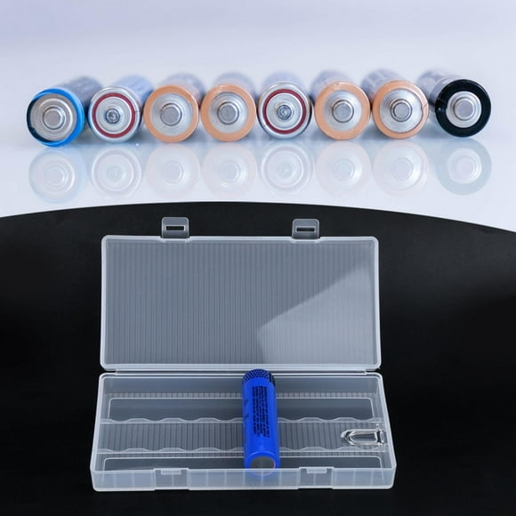 Light Weight Battery Storage Box, Battery Holder, Durable For Home Pack Batteries