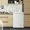 thumbnail image 2 of Costway 3.5 Cubic Feet Chest Freezer w/Removable Storage Basket Deep Freezer, 2 of 10