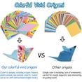 thumbnail image 2 of Origami Kit 144 Sheets, Origami Paper Kit for Kids 72 Patterns with Craft Guiding Book, Vivid Colorful Folding Papers,Easy DIY Art and Craft Projects, Kids Christmas Day Children's Day Gift, 2 of 7