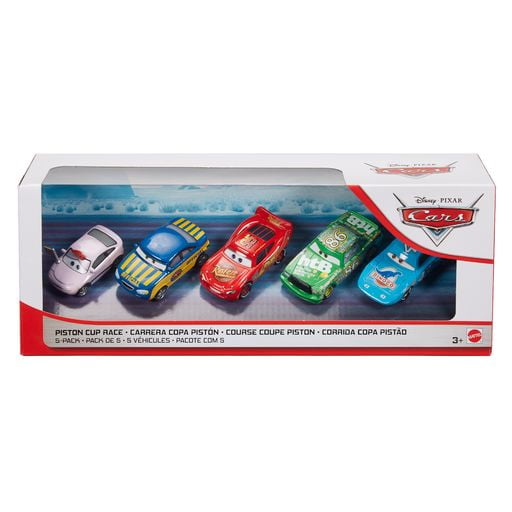 Disney Pixar Cars Piston Cup Race 5 Pack Toy Racers Walmart Com Walmart Com
