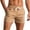 Khaki, variant on Brilliant Fashion Men's Shorts Gym Cotton Sports Elastic Mid-waist Lace-up Shorts Solid Three-point Pants,S-XXXXL clearance clothes under $25.00