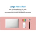 thumbnail image 6 of Rose Gold Mouse Pad Extended Large Gaming Mousepad XL Big Long Oversized Desk Mat Stitched Edges 31.5 X 11.8 Inch for Home Office, 6 of 6