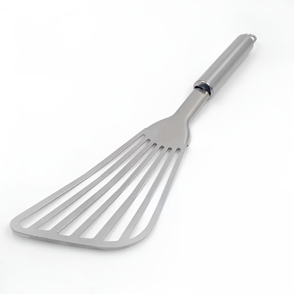 ACDANC Fish Spatula Food Grade Rust-Proof Stainless Steel Fish Turner Steak Turning Flipping Shovel for Home (Silver)
