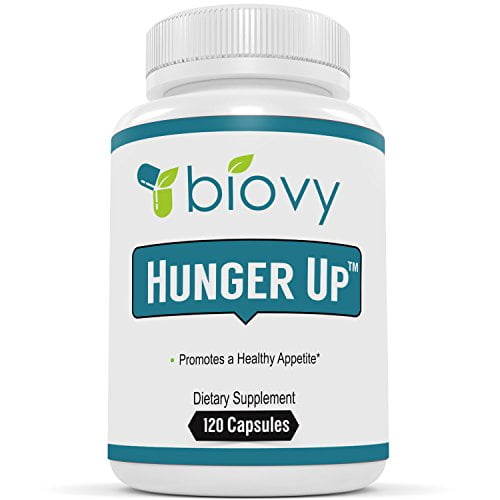 Hungerup Appetite Stimulant By Biovy With No Artificial Fillers Effective Weight Gain Pills With Fenugreek Extract To Increase Appetite And Gain Weight Walmart Com