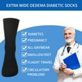 thumbnail image 6 of Hehanda 6 Pairs of White Diabetic Socks - Promotes Blood Circulation - Smooth and Breathable Socks, 6 of 6