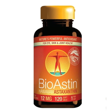 BioAstin Hawaiian Astaxanthin 12 mg., 120 Soft Gels