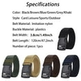 thumbnail image 2 of Lightweight And Comfortable Daily Mens Belt With Plastic Buckle Nylon Belt With Plastic Buckle Belts Durable Nylon Outdoor Sports Multifunctional Small Belt For Men Nylon Belt With Plastic Buckle Bel, 2 of 9