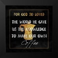 thumbnail image 2 of Lewis, Sheldon 12x12 Black Modern Framed Museum Art Print Titled - God Loves Us, 2 of 5
