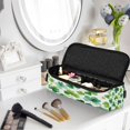 thumbnail image 5 of Hair Tools Storage with Heat Resistant Mat- Trifolium Printed Curling Iron Travel Bag/Flat Iron Case for Women, 5 of 8