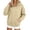 A378-Khaki, variant on Sokhug Hooded Sweatshirts for Women Long Sleeve Drawstring Hoodie with Front Kangaroo Pocket Drop Shoulder Loose Casual Solid Sweatshirts Tops