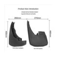thumbnail image 5 of Exquisite Car Mudguards For Navara D40 2005-2016 Flap Splash Flaps Mudflapor Accessories Banmo, 5 of 5