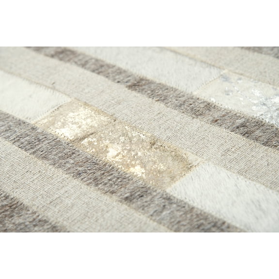 Rizzy Rugs Wild Thing Area Rug WDT101 Beige Lined Rows 5' x 8' Rectangle