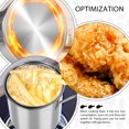 thumbnail image 4 of Grusce Stainless Steel Mini Fryer Set Heat Resistant Deep Fryer Set With Detachable Handle Dishwasher Safe Uncoated Oil Filter Pot Fryer With Good Thermal Conductivity for Kitchen, 4 of 8