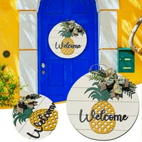 Fankiway Home Decor Gifts Funny Pineapple Welcome Home Hanger Welcome Sign Home Outdoor Decor