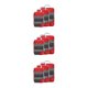 thumbnail image 4 of Toystoory Organización de 3 paquetes/lote y ahorro de espacio con estos cubos de embalaje de viaje malla comprimida con cremallera roja Type1 NO1, 4 of 6