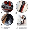 thumbnail image 3 of Designart "Black And Red High Heels Euphony II" Fashion Metal Wall Art Prints, 3 of 5