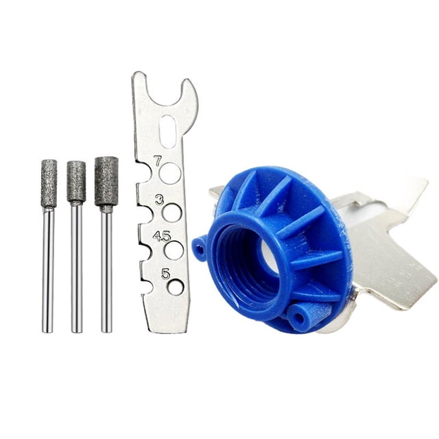 Electric Chainsaw Sharpening Kit Grinder Polishing Attachment Set Saw Chain Tool