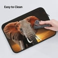 thumbnail image 6 of Bingfone Elephant Sunset In Kenya Laptop Sleeve Case 13 Inch, 360° Protective Computer Carrying Bag, 6 of 9