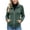 Army Green, variant on DailyTrove Women's Ribbed Knit Zip Up Jacket Long Sleeve Stand Collar Casual Outerwear with Pockets