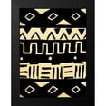 thumbnail image 2 of Villa, Mlli 12x14 Black Modern Framed Museum Art Print Titled - Tribal Meeting Cream, 2 of 5
