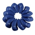 thumbnail image 3 of ziyahi 12x Golf Iron Head Covers Headcovers Club Protector Blue 18x8cm, 3 of 4