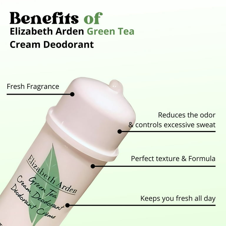 Elizabeth Arden Green Tea Deodorant for Women, Cream