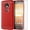 Red, variant on REQO Phone Case for Moto E5 Play E 5 Cruise 5E Go with Tempered Glass Screen Protector Cover and Slim TPU Cell Accessories Protective Motorola MotoE5play MotoE5 E5play Women Men Carbon Fiber Black