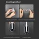 thumbnail image 3 of Escobilla de baño No Dead Corner Escobilla desechable Accesorios de baño (1 juego negro), 3 of 5