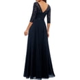 thumbnail image 5 of Robe Longue Élégante pour Femmes, Robe de Soirée Col en V pour Demoiselle d'Honneur de Mariage, 5 of 5