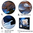 thumbnail image 3 of Designart "Harmonious Crystal Blue Cornflowers" Cornflowers Floater Framed Wall Art Prints, 3 of 5