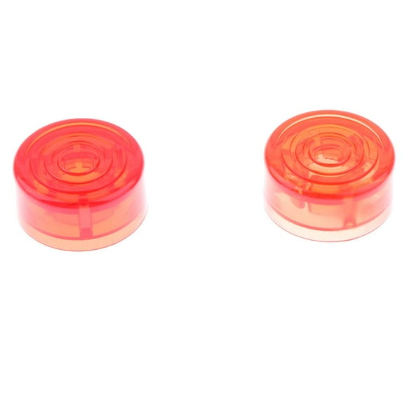 Tachiuwa 2x Pédale d'Effet de Guitare Pédale de Pédale de Marchepied Pare-Chocs pour Effets de Guitare Rouge