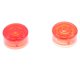 thumbnail image 1 of 2 piezas de accesorios para pedales de efectos de guitarra con forma de uña del pie. rojo, 1 of 8
