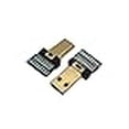 thumbnail image 2 of Carte de Rupture de Prise Connecteur HDMI Mini Micro Mâle 19P pour Soudure - Lot de 2, 2 of 2