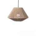 thumbnail image 3 of Handcrafted Paper Woven Lampshade with Rustic Charm - Easy Install, Durable Export-Quality Design for Living Room, Study, Café, Restaurant & Hotel Decor (XH22-187 Small) – Serene Natural Vibe, 3 of 6