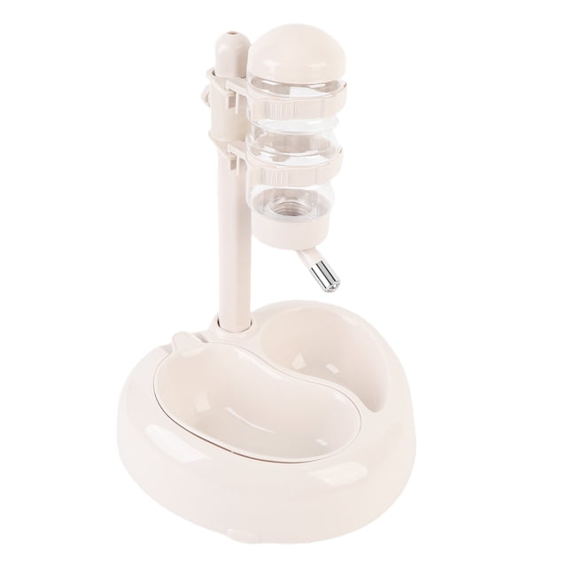 Kit de Distributeur d'Eau Debout pour Chien à Hauteur Réglable, Conception Intelligente Haute Stabilité Grande Capacité Distributeur d'Eau Debout pour Animaux de Compagnie d'Intérieur Rouge
