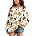 thumbnail image 5 of Grblisyd Halloween Girls Oversized Hoodies Fleece Pullover Sweatshirts Kids Fashion Casual Outfits Fall Winter Clothes, 5 of 5