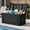 Black, variant on Uforic 90 Gallon Weatherproof Deck Box, UV Resistant Lockable Resin Outdoor Storage Box with Handles, Large Patio Storage Bin for Cushions Garden Tools, Dark Gray