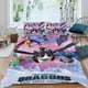 thumbnail image 2 of Dragones: Los Nueve Reinos Conjunto de sábanas temático, trío de piezas, cómodo y amigable con la piel, diseño único, regalo de decoración para el hogar para familiares, amigos y fans, 90 cm * 190 cm, 2 of 6