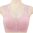 thumbnail image 5 of Sports Bra High Support Bras For Women Adjustable Strap Full Coverage Up Bras Comfortable No Underwire Wireless Bras,Pink Women'S Nylon Underwear 52, 5 of 5