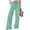 Mint Green, variant on Women's Elastic Drawstring Wide Leg Pants with Pockets for Summer Beach Daily Outfits