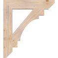 thumbnail image 3 of Ekena Millwork 5 1/2"W x 32"D x 36"H Merced Slat Smooth Bracket, Douglas Fir, 3 of 4