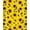 Yellow, Pattern 5, variant on Flatwoven High Traffic Area Rug, Vibrant Sunflower Circle Aesthetic, Non Slip, Stain Resistant, Washable Area Rugs for Living Room, Bedroom(Yellow, 4X6)